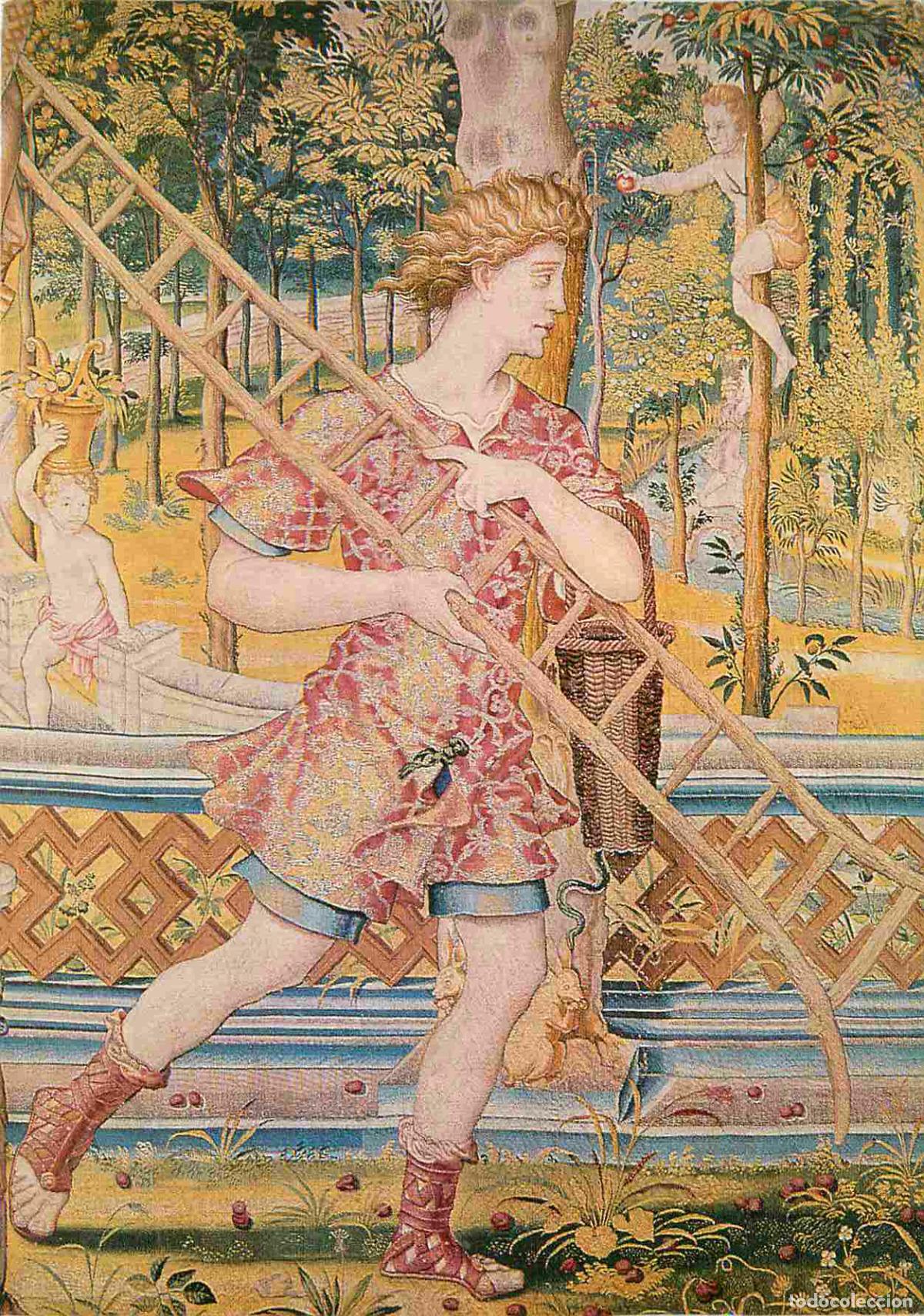 Postales: Art - Tapisserie Renaissance - Vertumne Et Pomone D&eacute;tail - Mus&eacute;e Calouste Gulbenkian Lisbonne - CPM