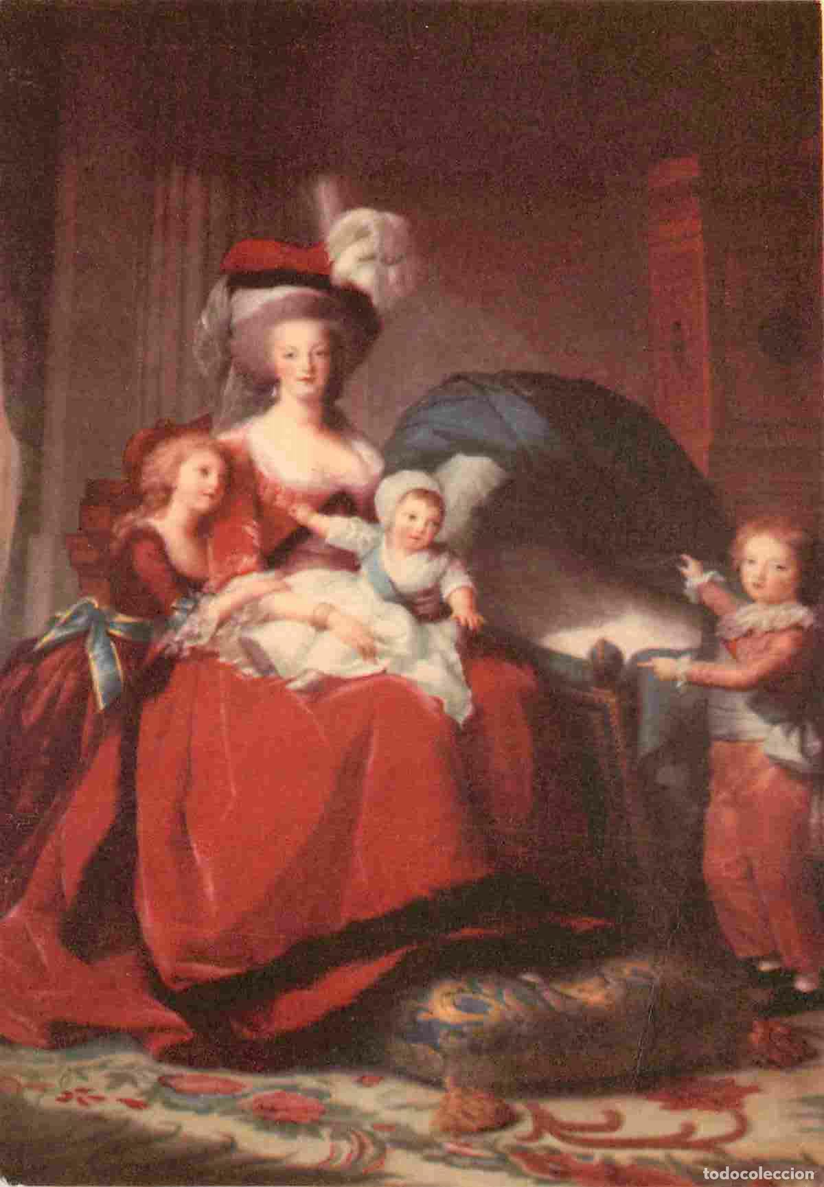 Postais: Art - Peinture - Madame Vig&eacute;e Lebrun - Reine Marie Antoinette Et Ses Enfants Madame Royale Le Dauphi