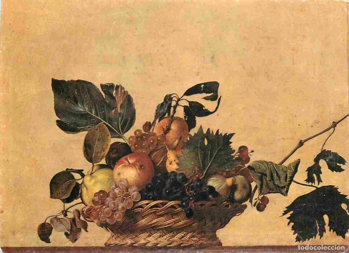 Postkarten: Art - Peinture Nature Morte - Michelangelo Merisi Da Caravaggio - Canestro Di Frutta - Pinacoth&egrave;que