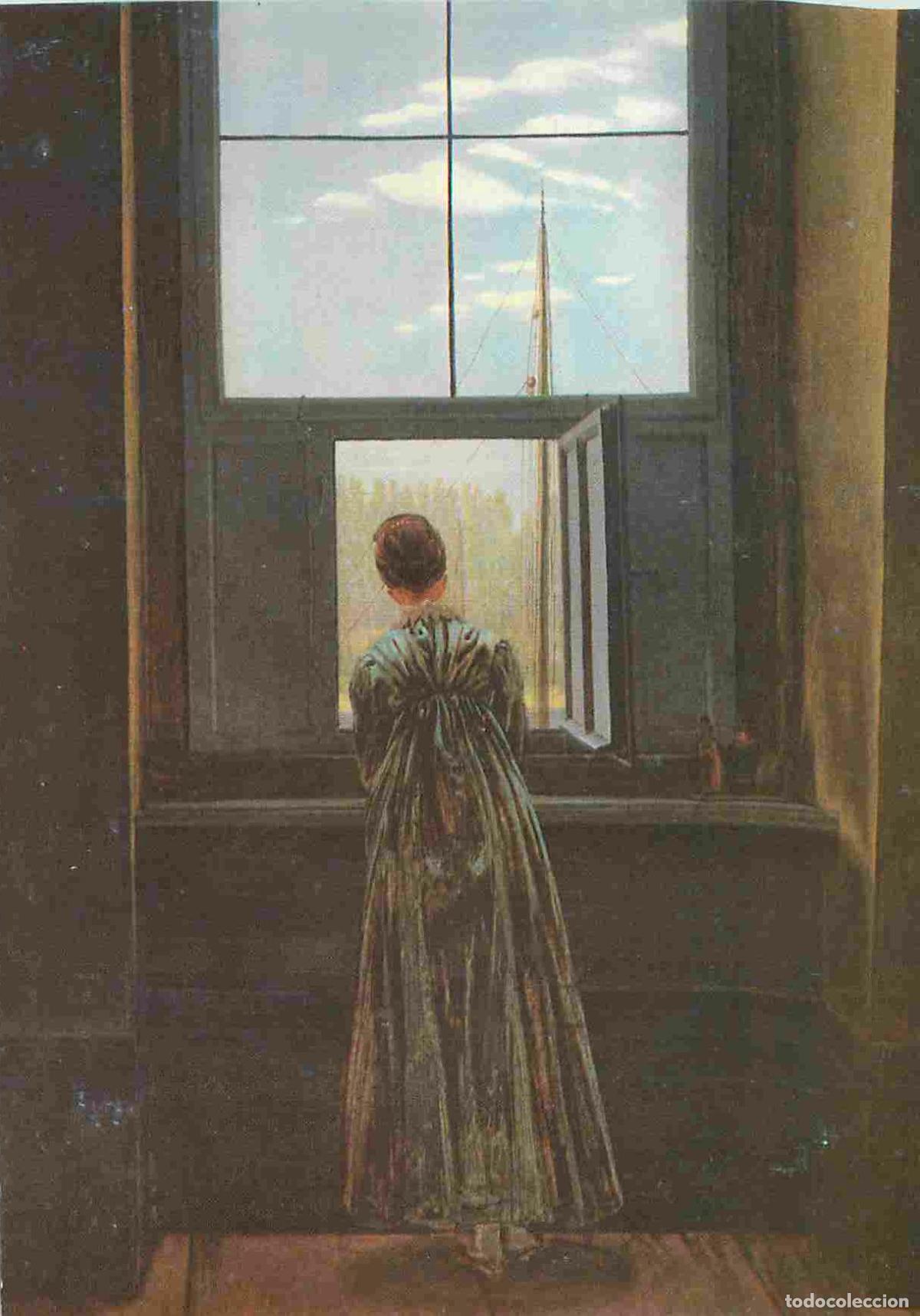 Postkarten: Art - Peinture Romantique - Caspar David Friedrich - Frau Am Fenster - Nationalgalerie Berlin - CPM