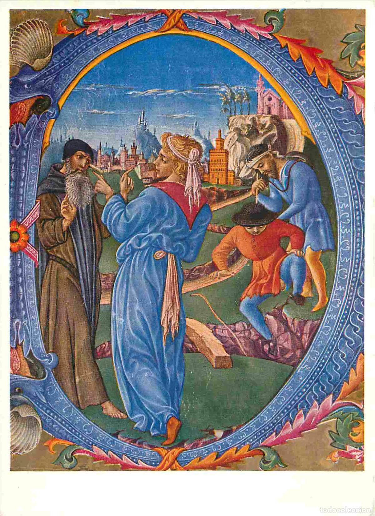 Postkarten: Art - Peinture Religieuse - Miniature Enluminure - Liberale Da Verona - La Parabole De La Poutre - D