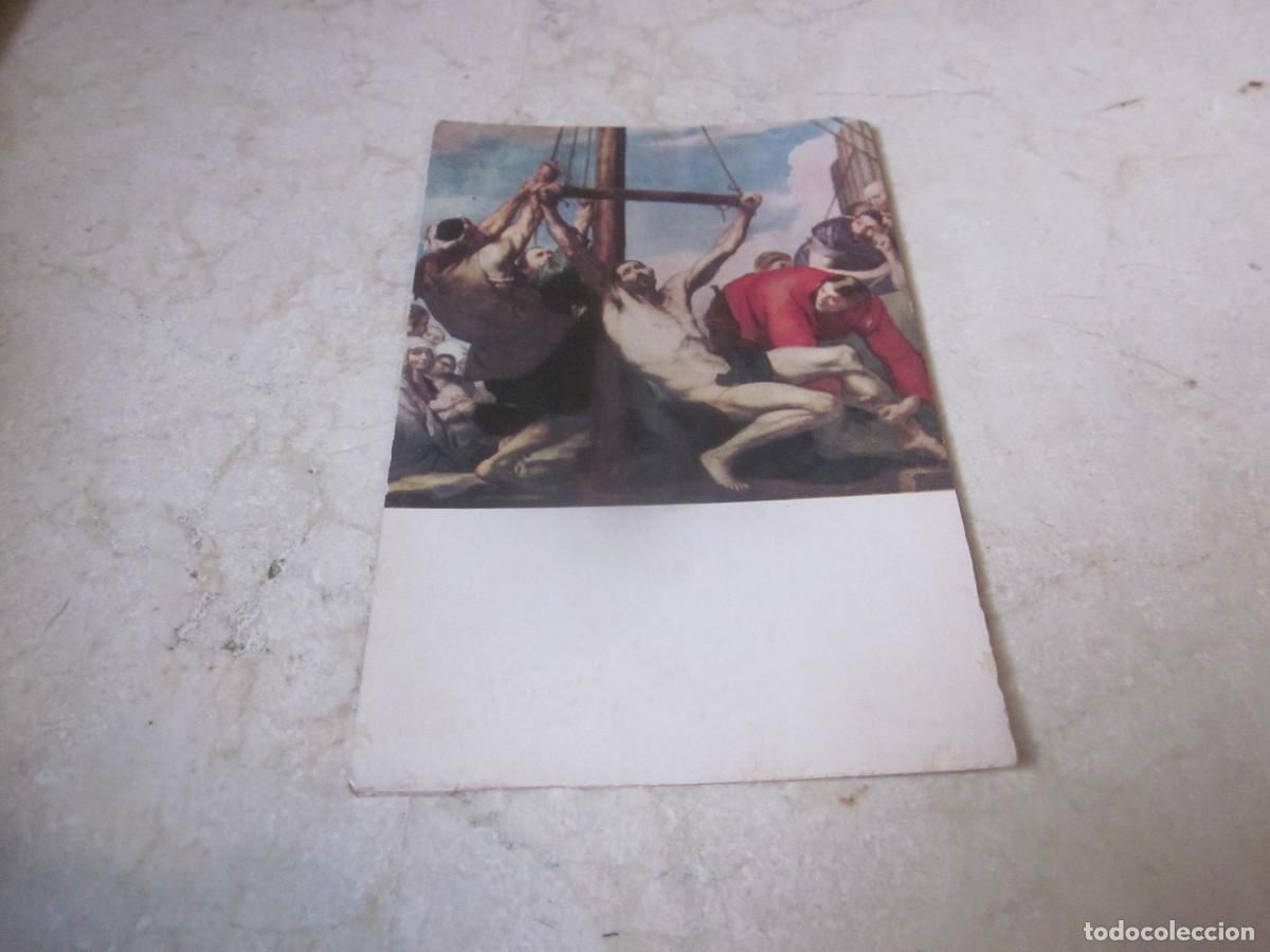 Postales: POSTAL RIBERA MARTIRIO DE SAN BARTOLOME - MUSEO DEL PRADO - Foto 1