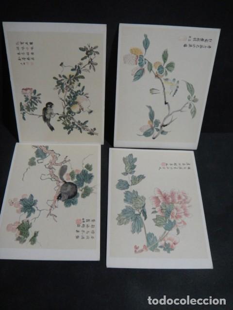 Postales: 4 postales con dibujos orientales - Foto 1