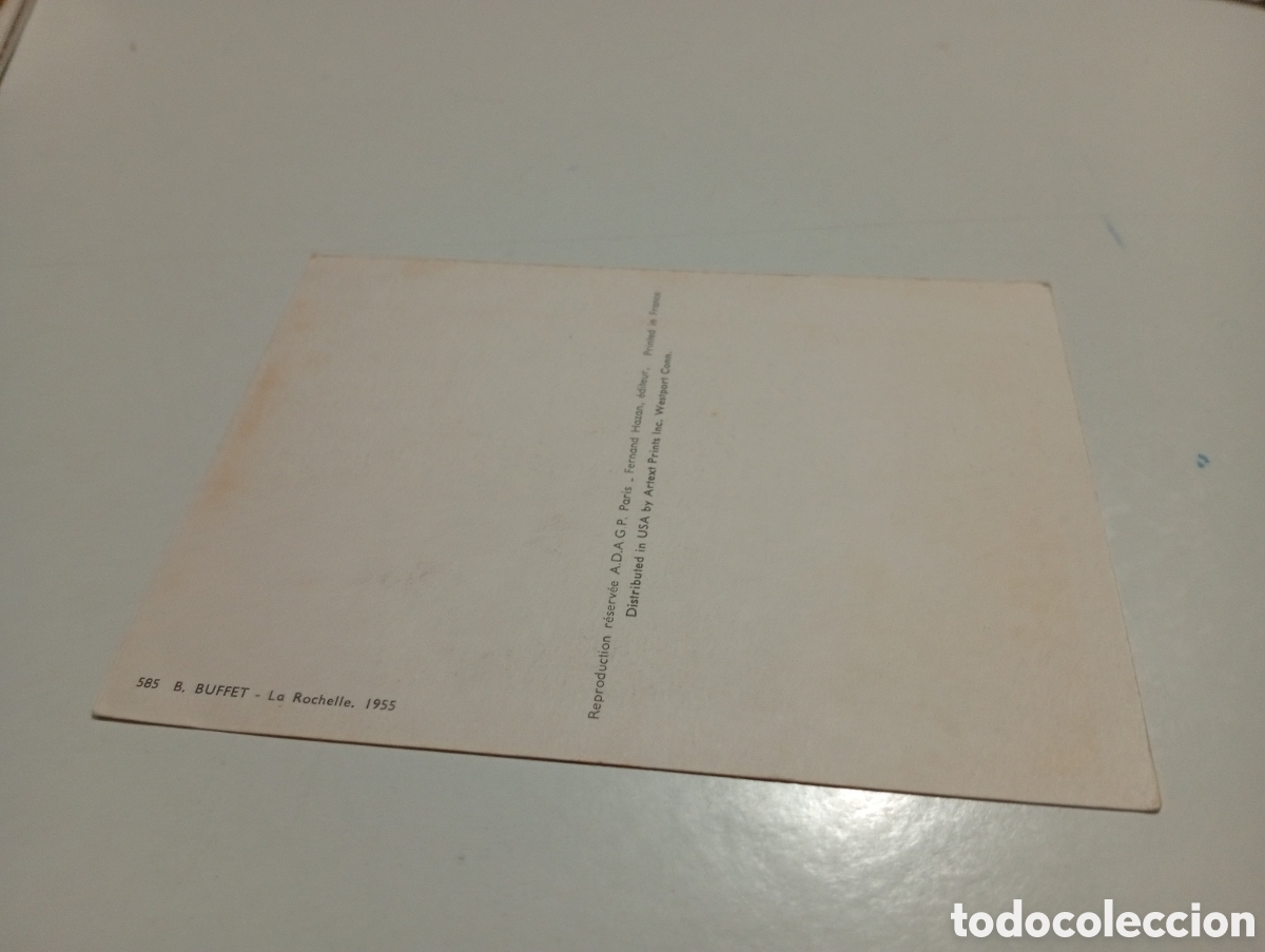 Postales: Postal arte,Buffet la rochelle - Foto 2