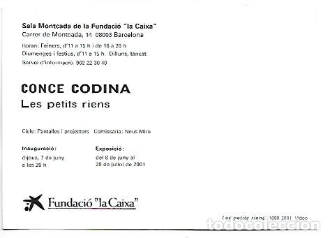 Postales: &rdquo; LES PETITS RIENS &rdquo;.- (CONCE CODINA), EXPOSICION DE LA &rdquo; FUNDACIO LA CAIXA &rdquo;.- BARCELONA - Foto 2