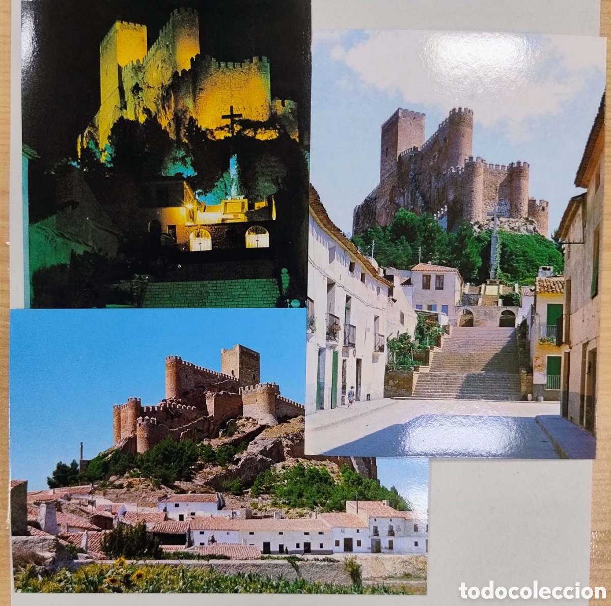 Postales: 3 POSTALES CASTILLO DE ALMANSA - Foto 1