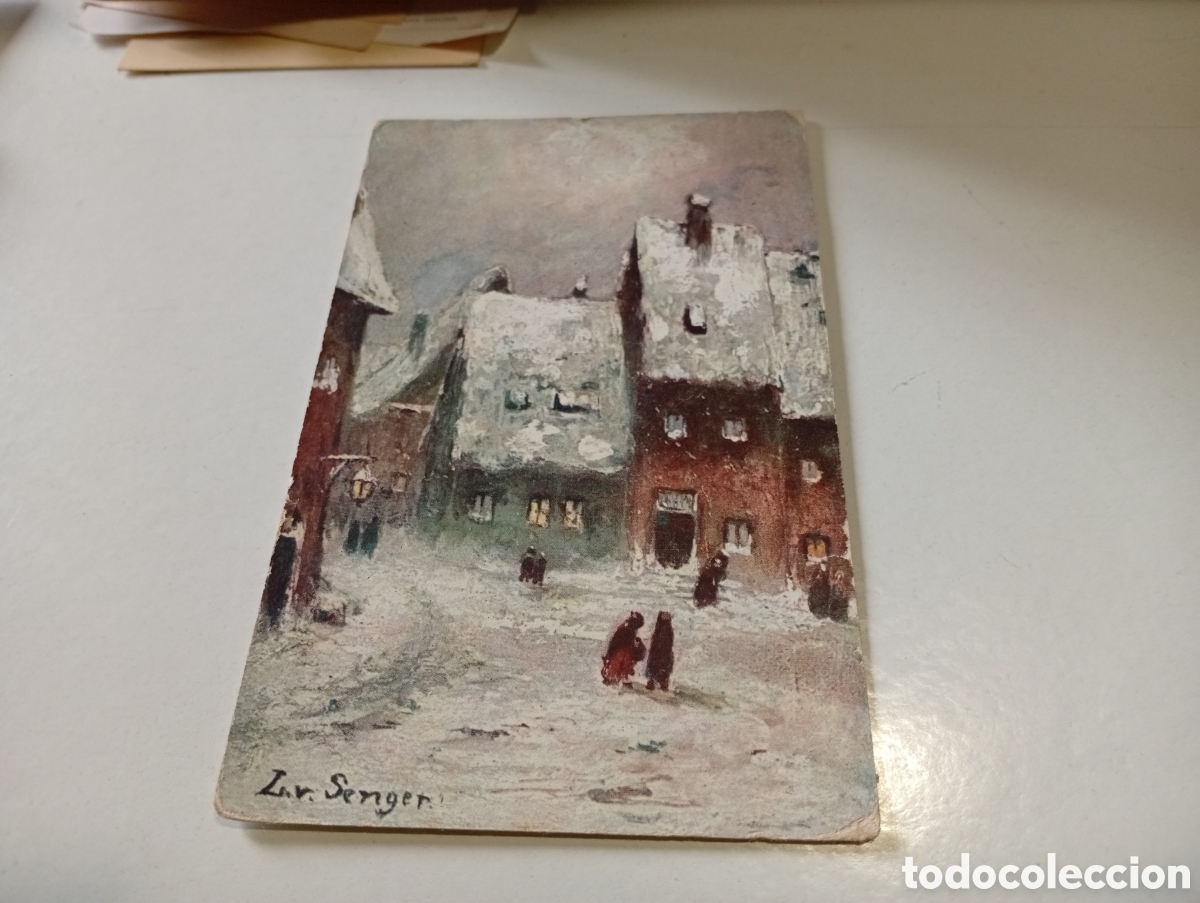 Postales: Postal antigua arte....m - Foto 1
