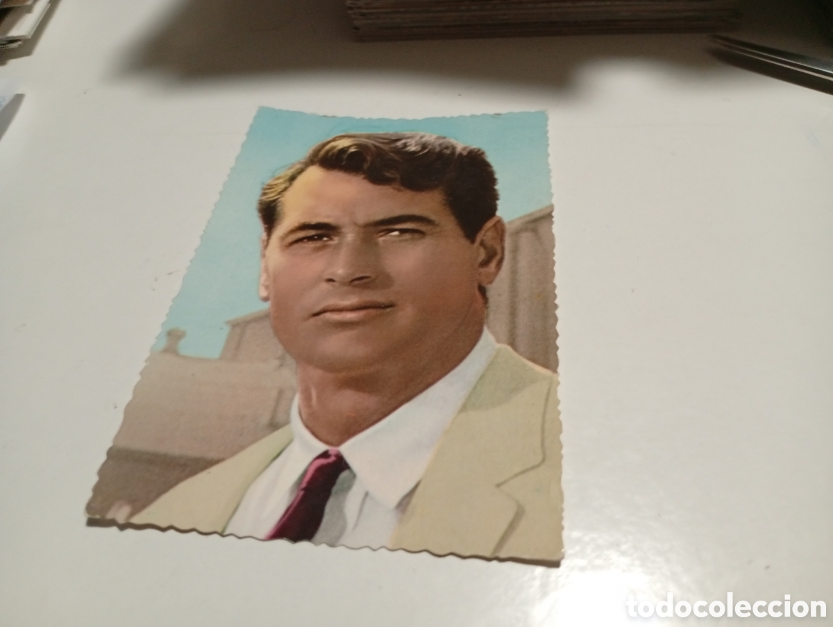 Postales: Postal actor de cine rock Hudson - Foto 1
