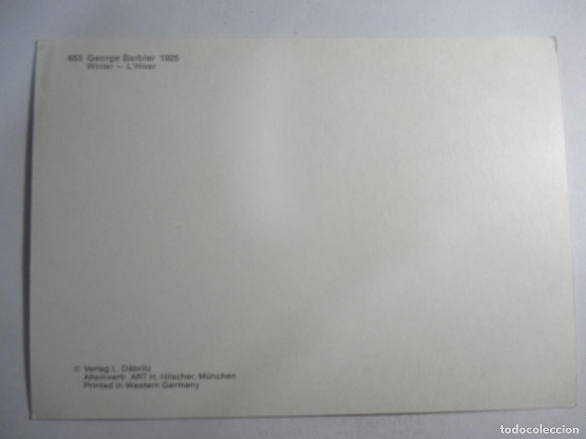 Postales: George Barbier - LHiver - S/C - Foto 2