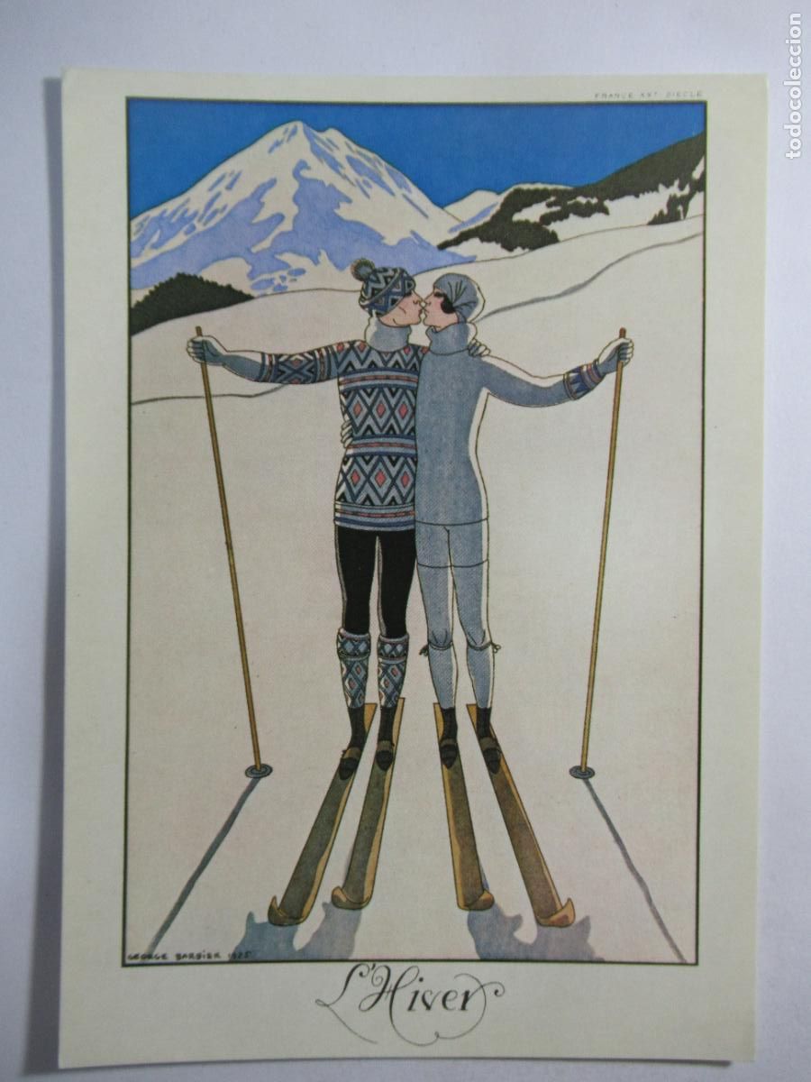 Postales: George Barbier - LHiver - S/C - Foto 1