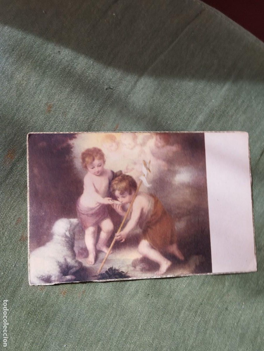 Postales: PRECIOSA POSTAL DE PINTURA MURILLO ANTIGUA - VER LAS FOTOS QUE NO TE FALTE EN TU COLECCI&Oacute;N