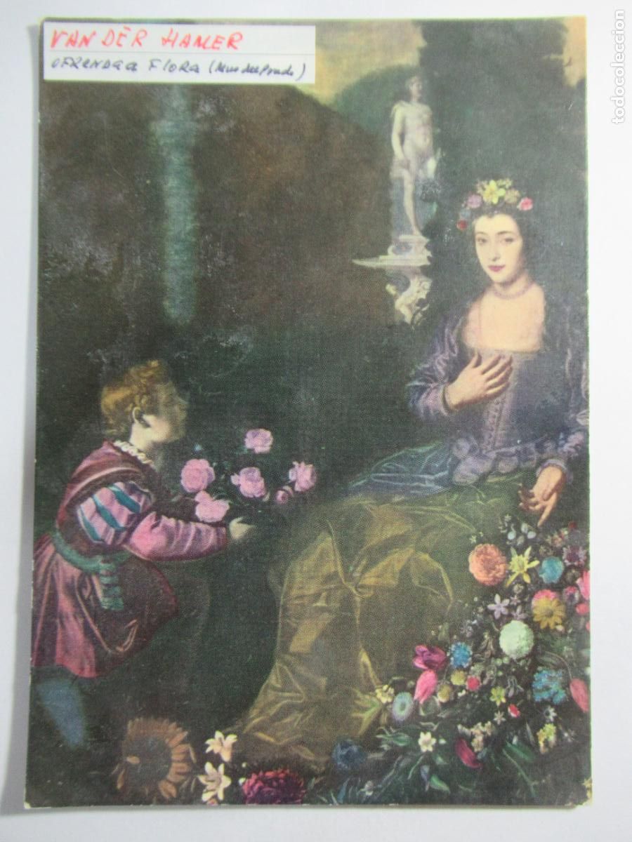 Postales: Van Der Hamer - Ofrenda a Flora - Foto 1