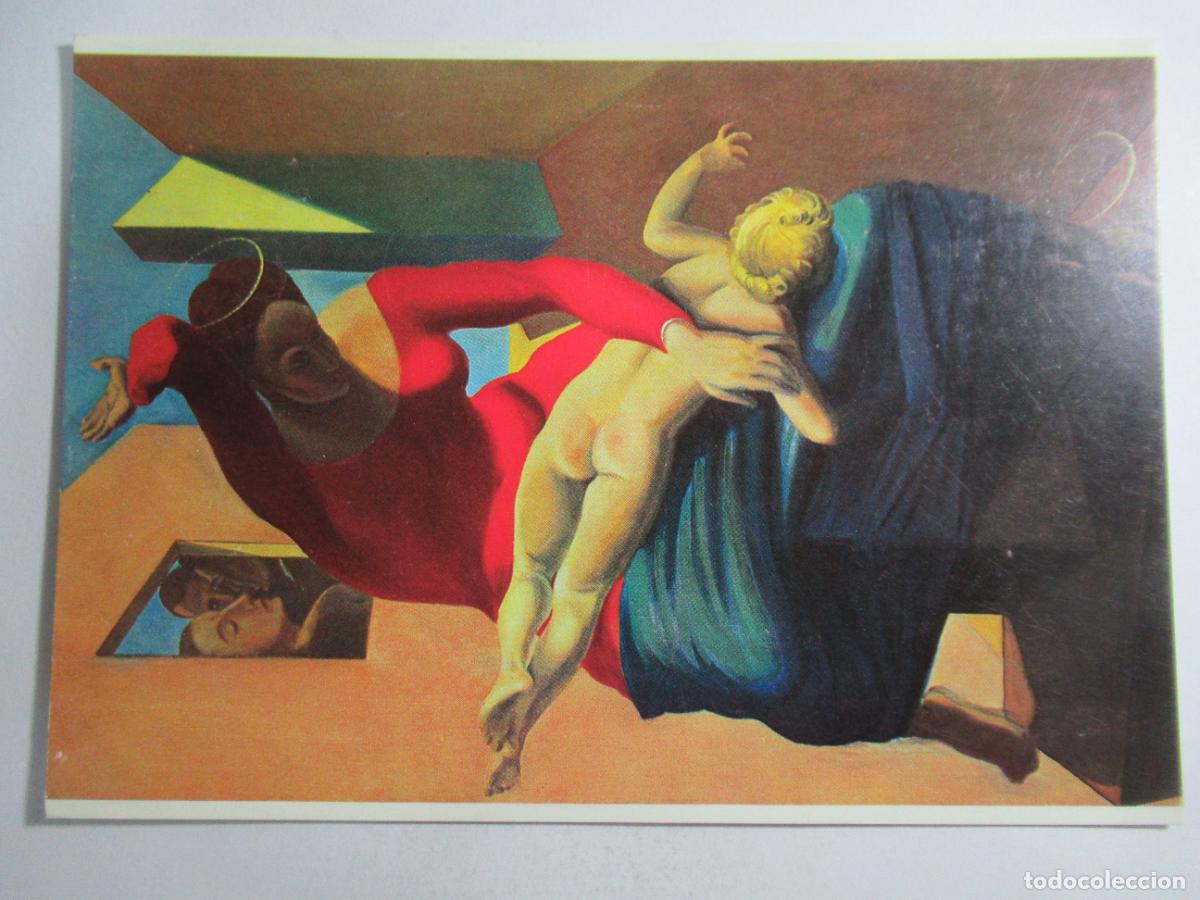 Postales: Max Ernst - La Vierge corrigeant lenfant J&eacute;sus devant trois t&eacute;moins - S/C - Foto 1