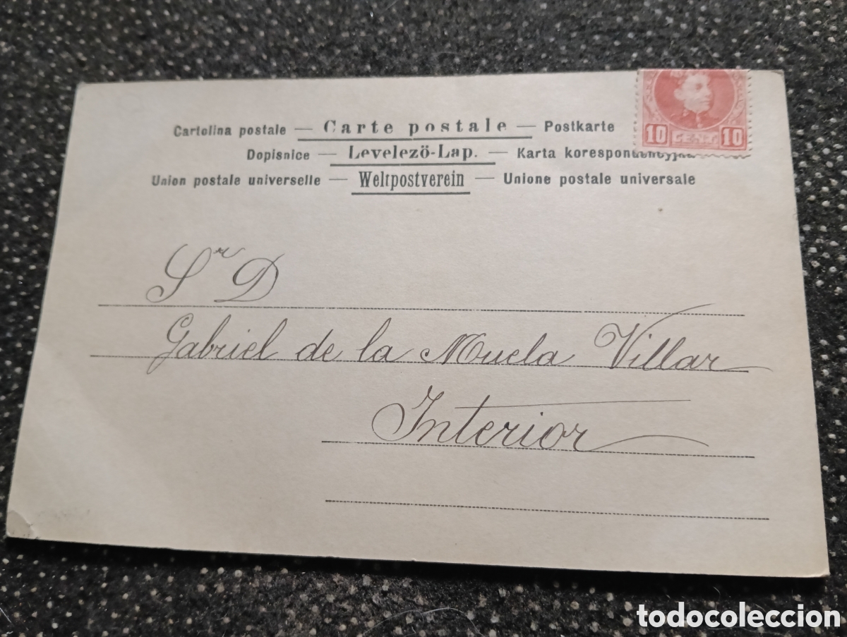 Postales: Postal de un borracho 1910-20 - Foto 2