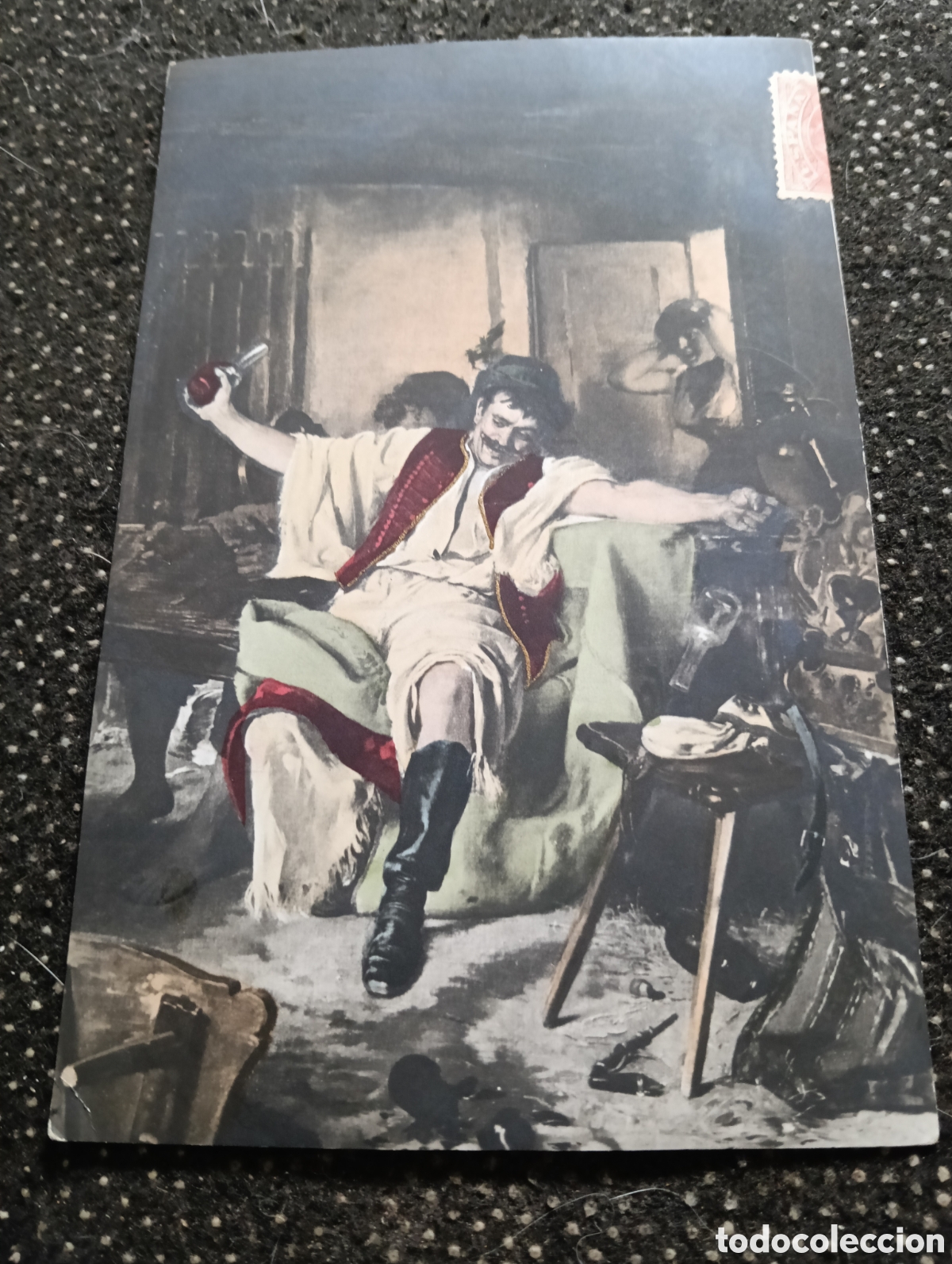 Postales: Postal de un borracho 1910-20 - Foto 1