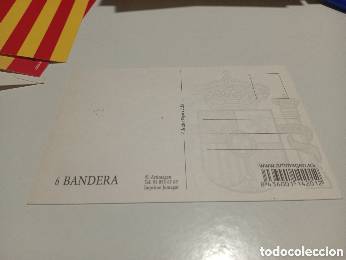 Postales: Postal bandera de Espa&ntilde;a - Foto 2