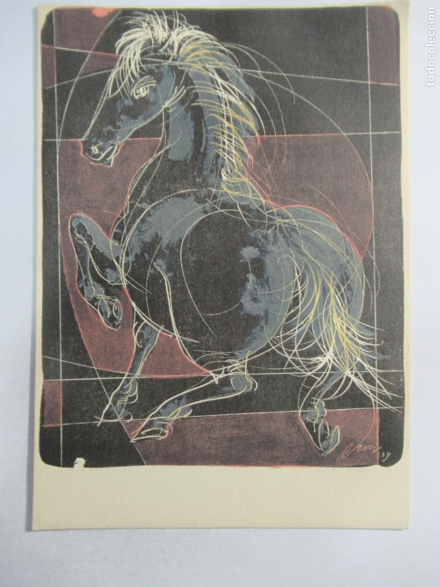 Postales: Hans Erni - Cheval - S/C