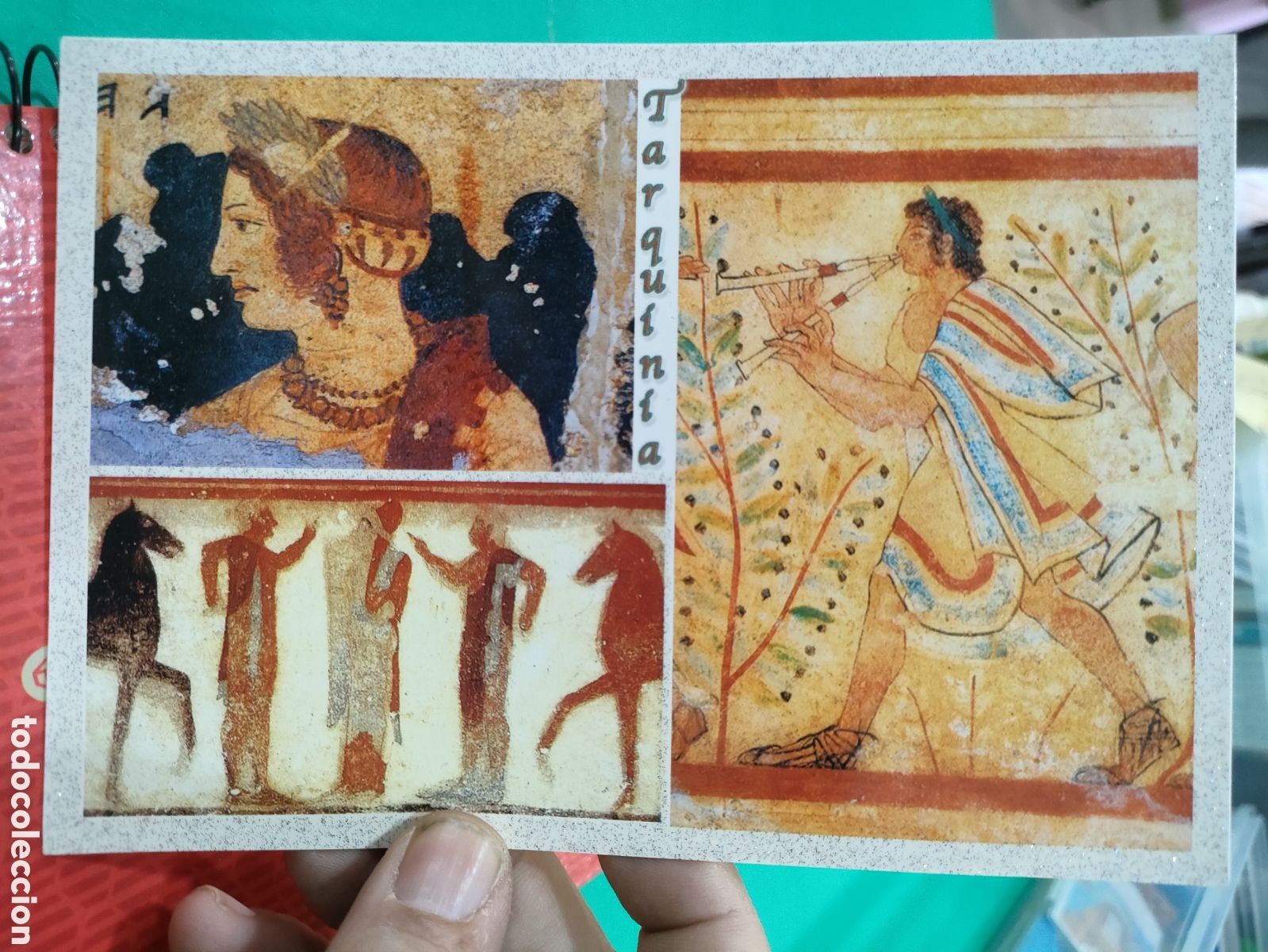 Postales: Postal TARQUINIA Italia TOMBA DELL'ORCO SC