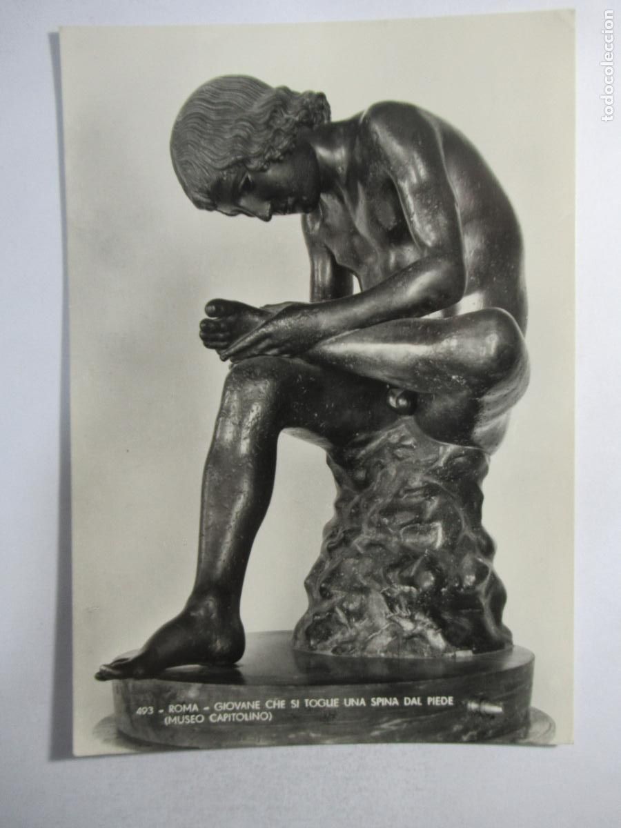 Postales: Roma - Giovane Che St. Togue una Spina dal Piede - S/C