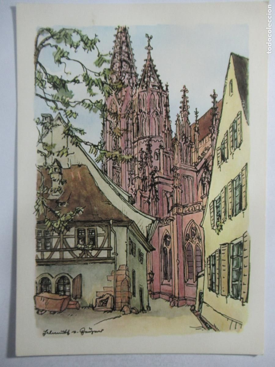 Postales: Freiburg im Breisgau - Alte M&uuml;nsterbauh&uuml;tte - S/C