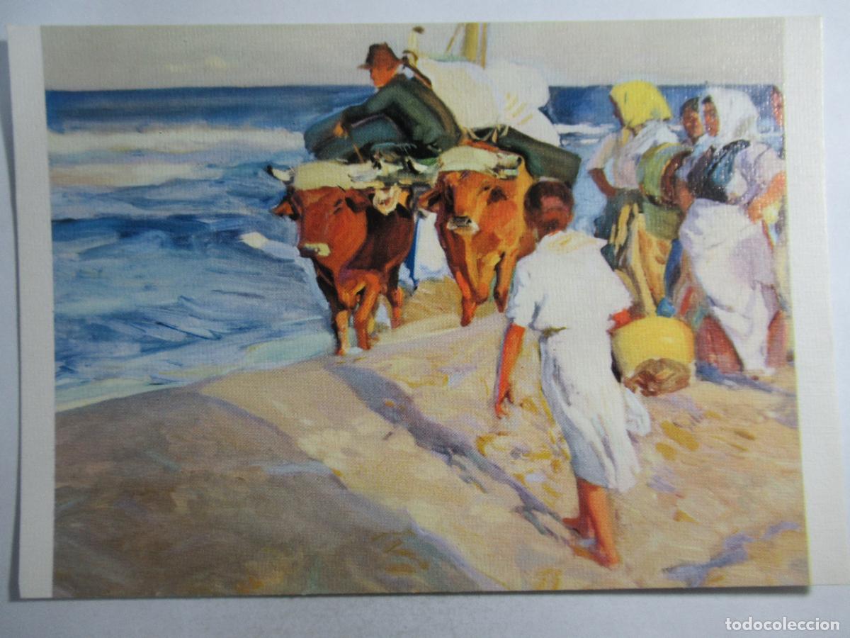Postales: Joaqu&iacute;n Sorolla - Sacando la Barca - S/C - Foto 1