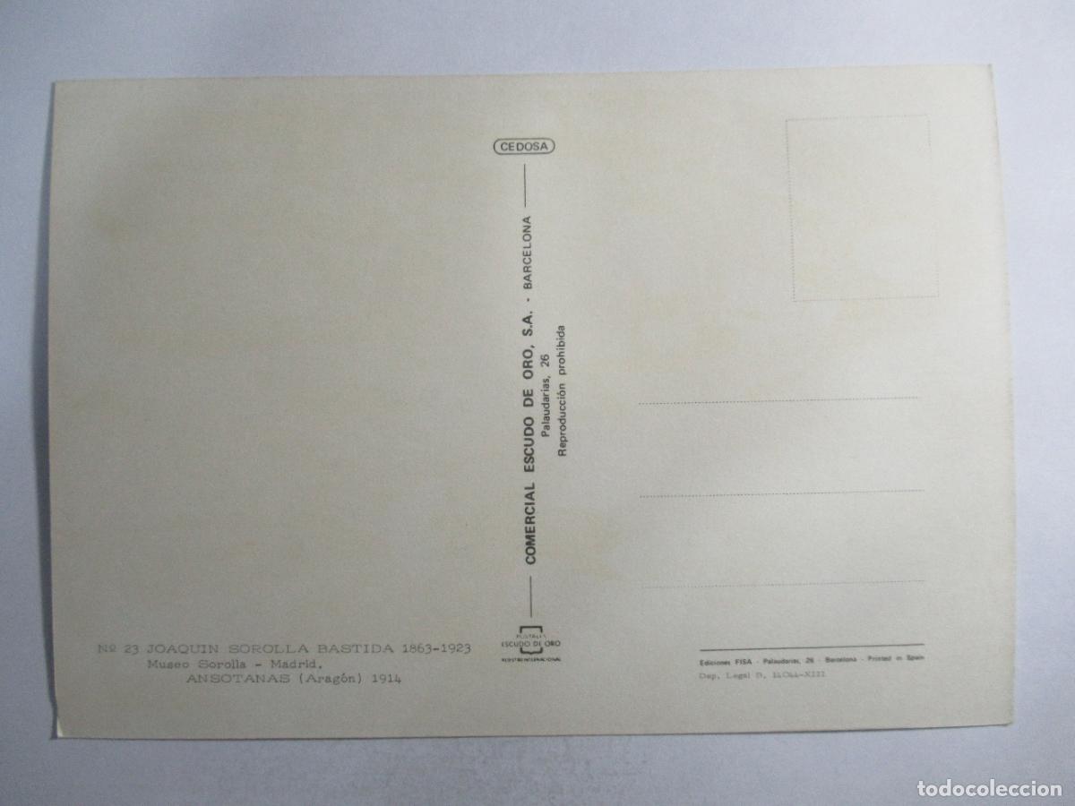 Postales: Joaqu&iacute;n Sorolla - Ansotanas - S/C - Foto 2