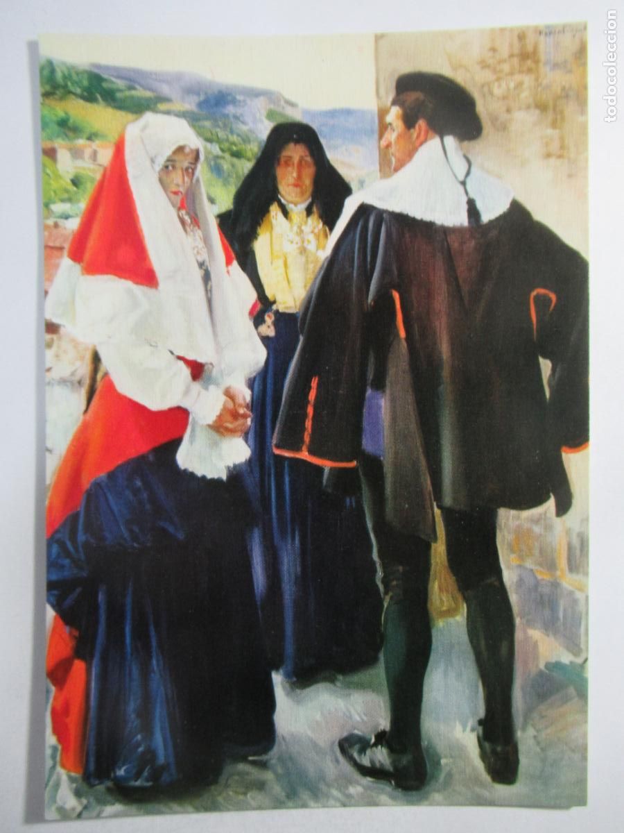 Postales: Joaqu&iacute;n Sorolla - Tipos del Roncal - S/C - Foto 1