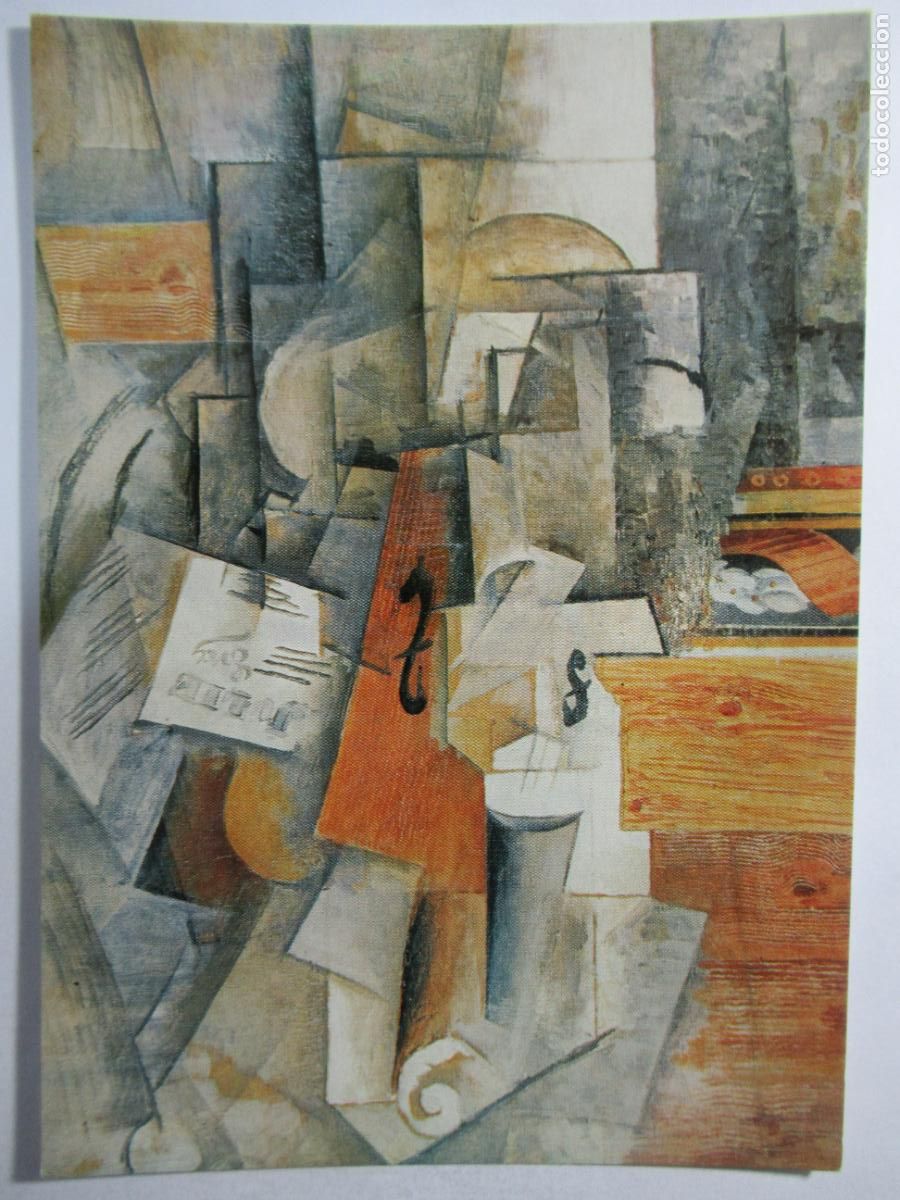 Postales: Picasso - El Viol&iacute;n (Jolie Eva) - S/C - Foto 1