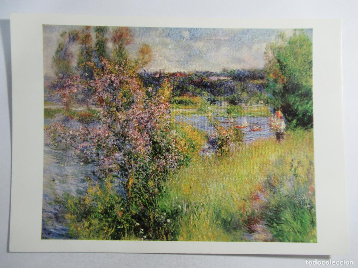 Postales: Pierre Auguste Renoir - The Seine at Chatou - S/C