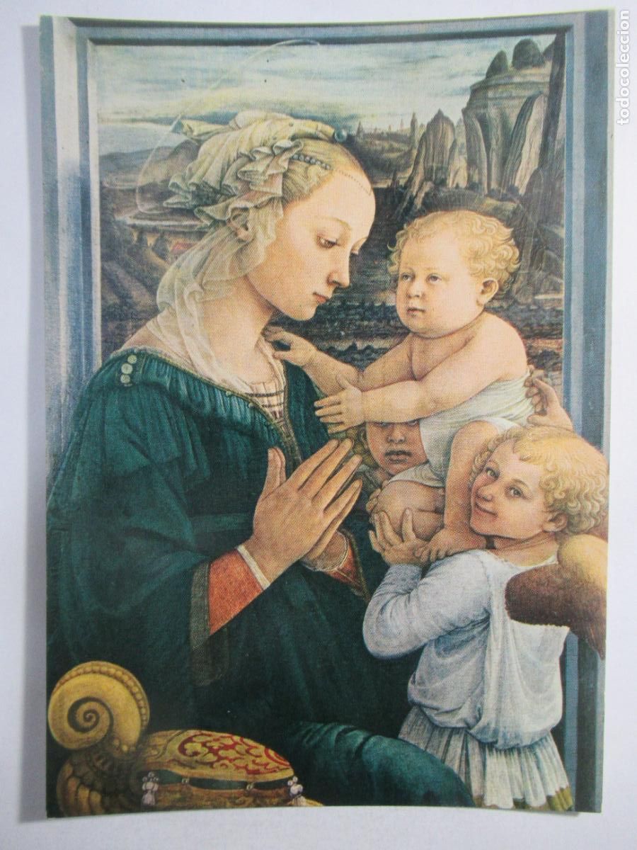 Postales: Filippo Lippi - Madonna col Bambino e Angeli - S/C