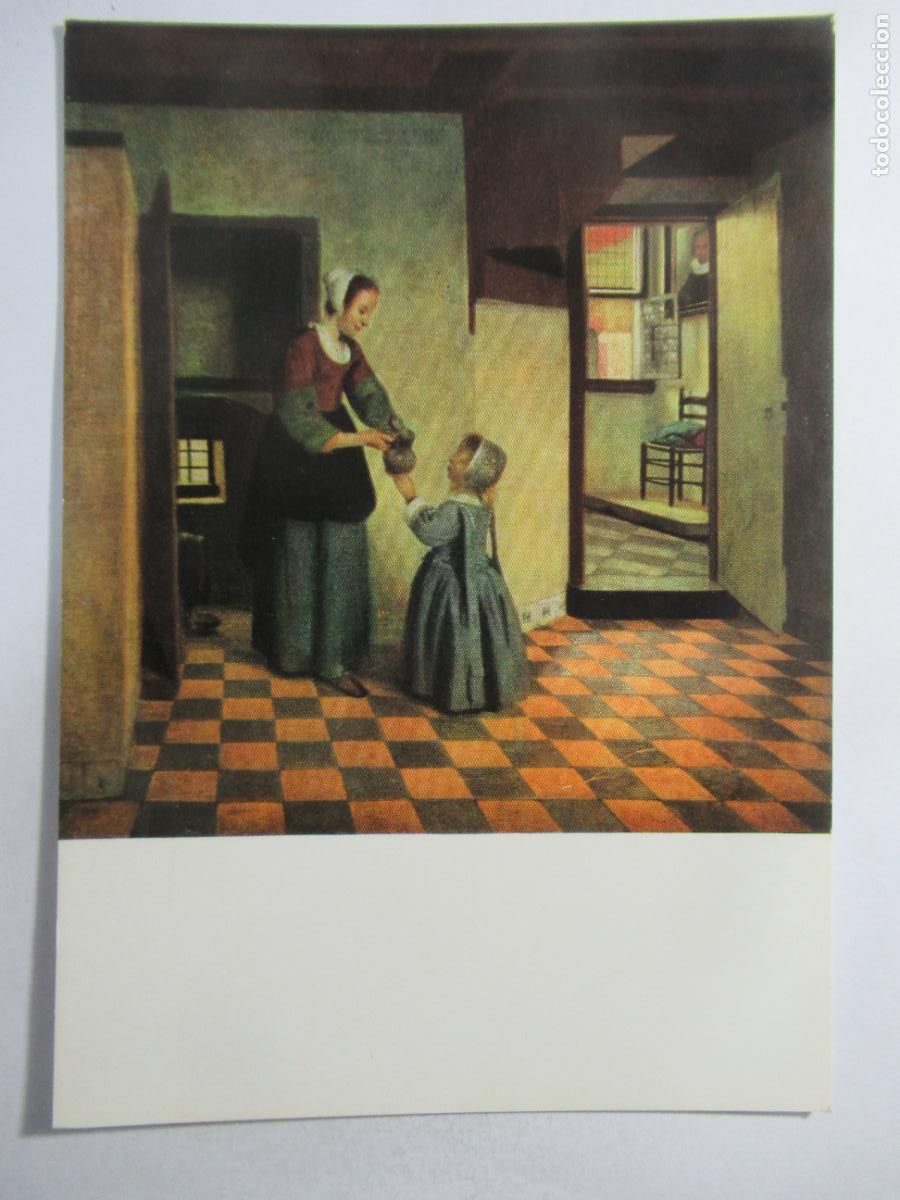 Postales: Pieter de Hoogh - De Kelderkamer - S/C