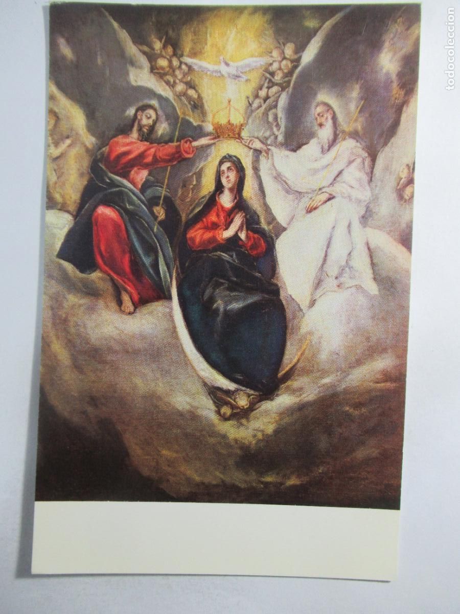 Postales: El Greco - La Coronaci&oacute;n de la Virgen - S/C - Foto 1