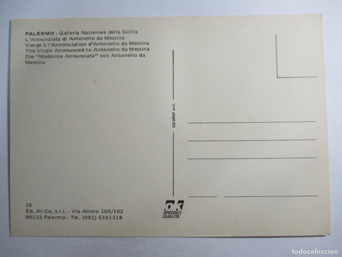 Postales: Antonello da Messina - LAnnunziata - S/C - Foto 2