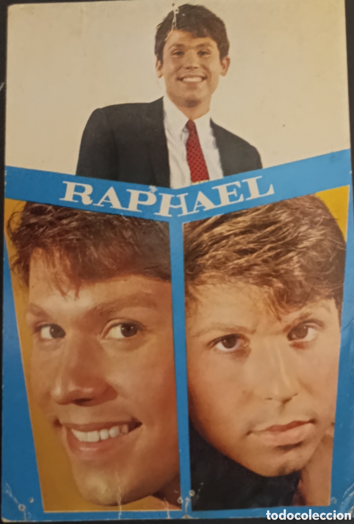 Postales: tarjeta postal del cantante Raphael - Foto 1