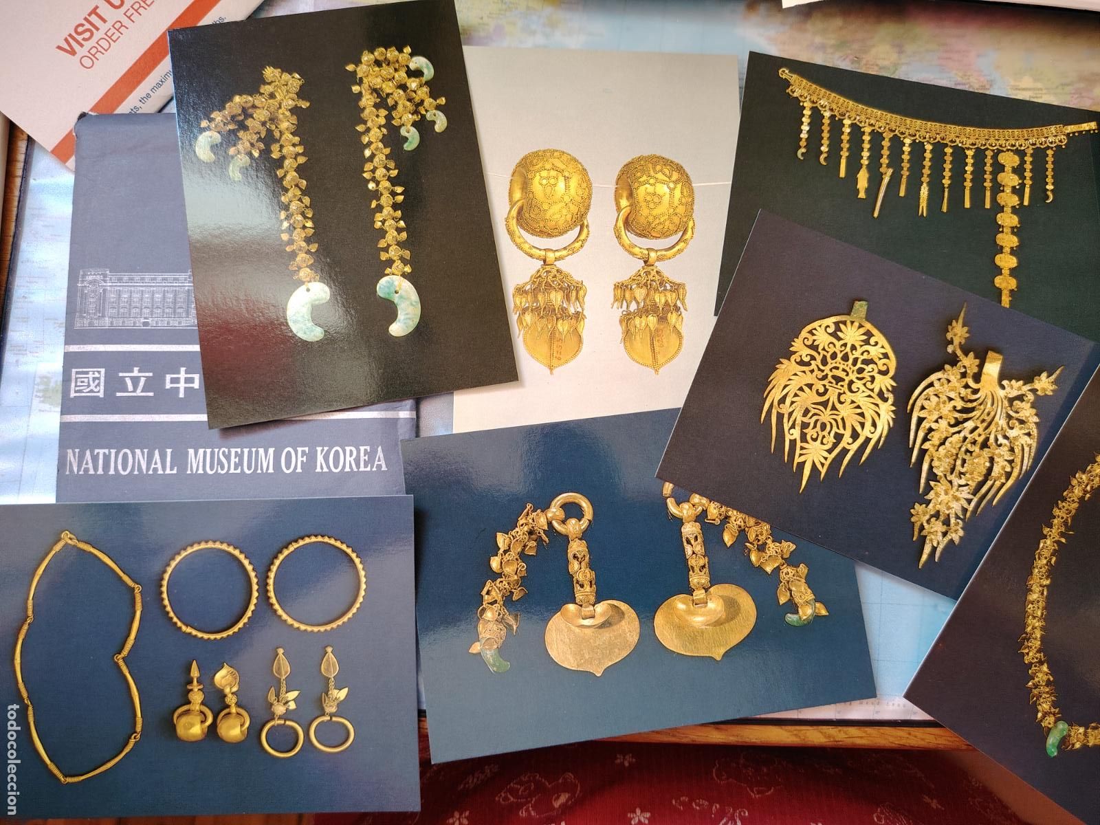 Postales: 10 postales del tesoro del Museo Nacional de Corea - Seul
