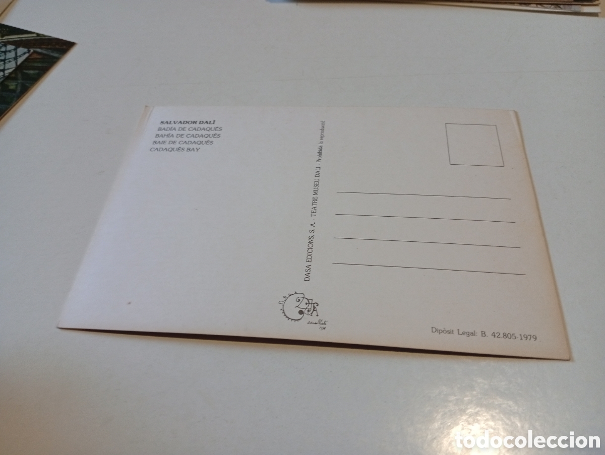 Postales: Postal arte Dal&iacute; bah&iacute;a de Cadaqu&eacute;s - Foto 2