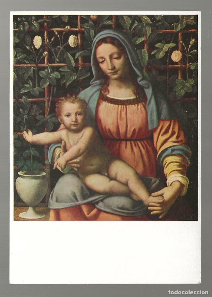Postcards: POSTAL - LA MADONNA DEL ROSETO - BERNARDINO LUINI - PINACOTECA DI BRERA - MILAN - SIN CIRCULAR