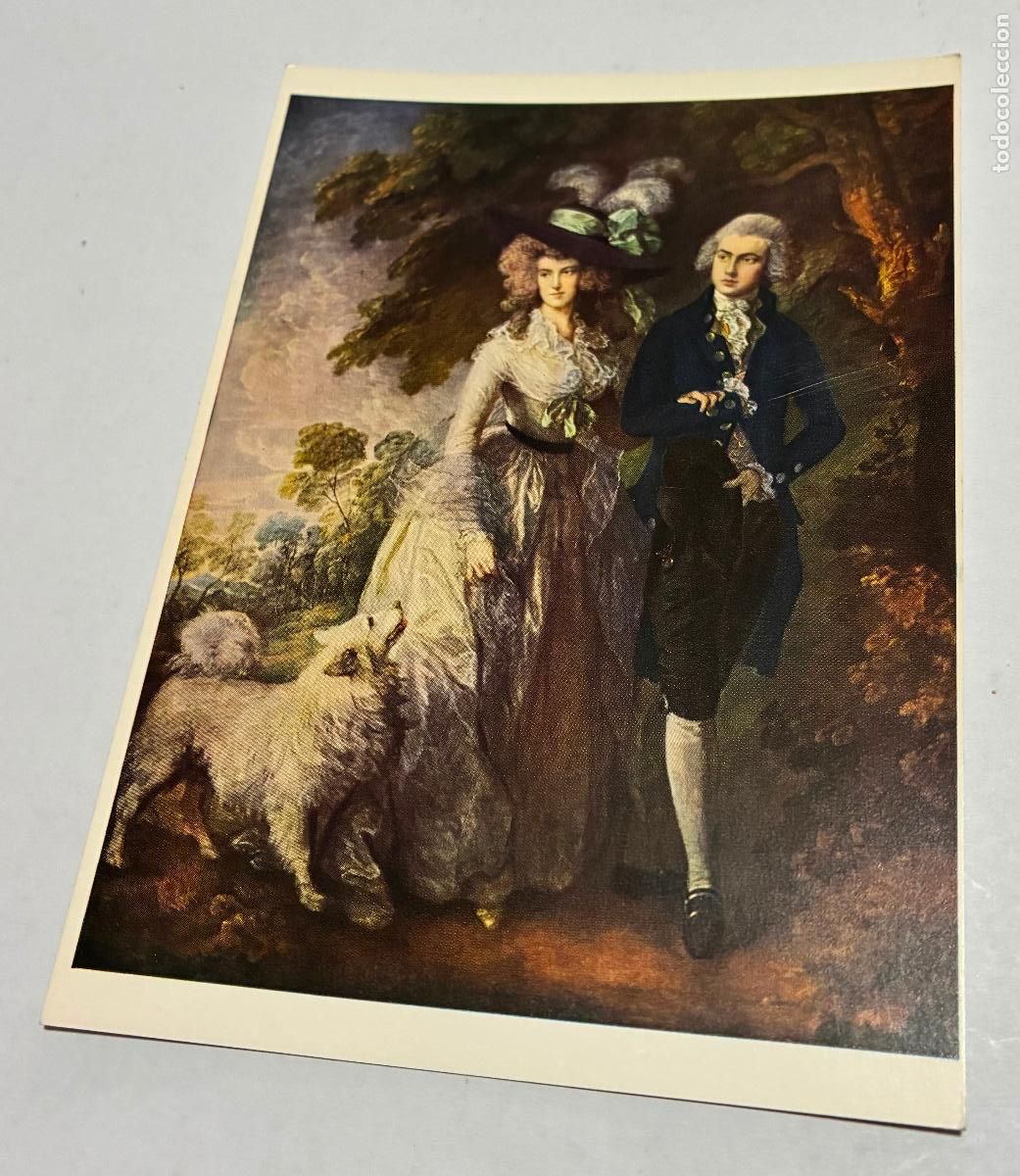 Postales: POSTAL NATIONAL GALLERY, NUMERO CARD 1223, THE MORNING WALK, THOMAS GAINSBOROUGH