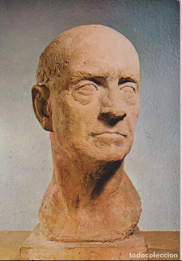 Postales: MUSEO CLARA, AUTORRETRATO (1956) BARRO COCIDO - ESCUDO DE ORO N&ordm;13 - S/C