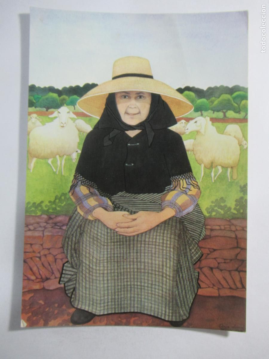Postales: Ania Lund - La Pastora - Circulada
