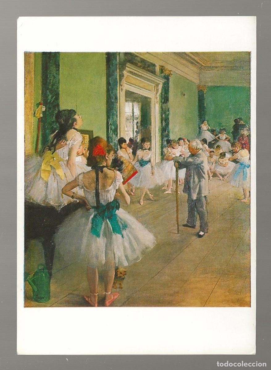 Postales: POSTAL - LA CLASE DE DANCE - DEGAS - MUS&Eacute;E DE LIMPRESSIONISME - PARIS - SIN CIRCULAR - Foto 1