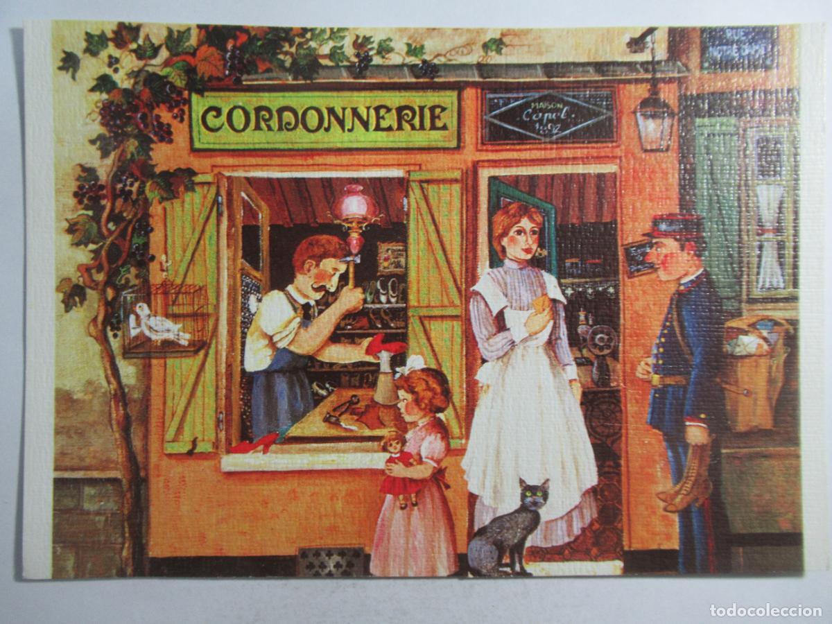 Postales: Cordonnerie - Peinture na&iuml;ve de Fontaine - S/C