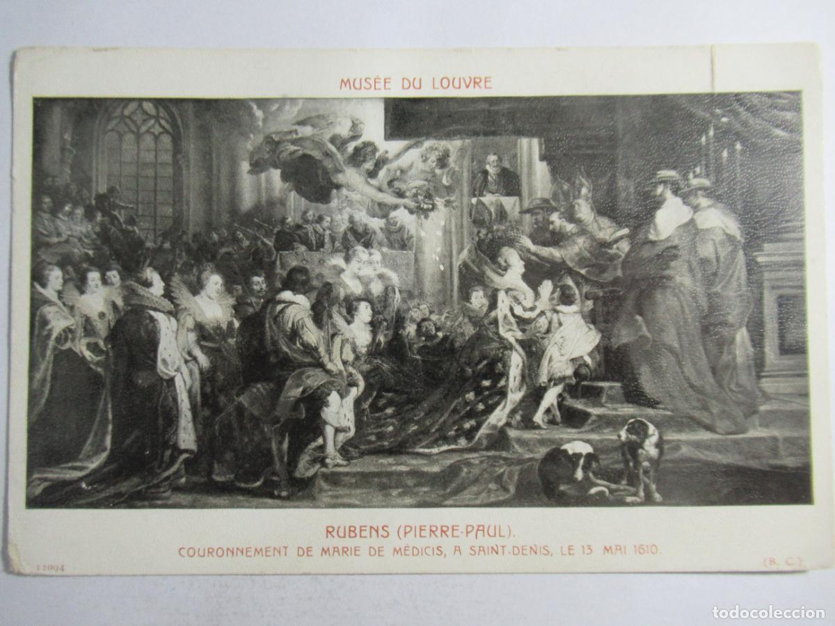 Postales: Rubens - Couronnement de Marie de M&eacute;dicis... - Escrita