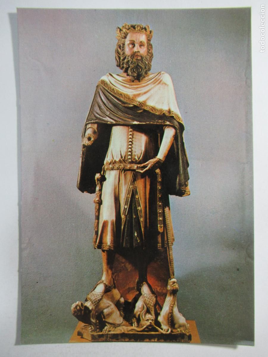 Postales: Catedral de Girona - Carlomagno - Escultura G&oacute;tica - S/C