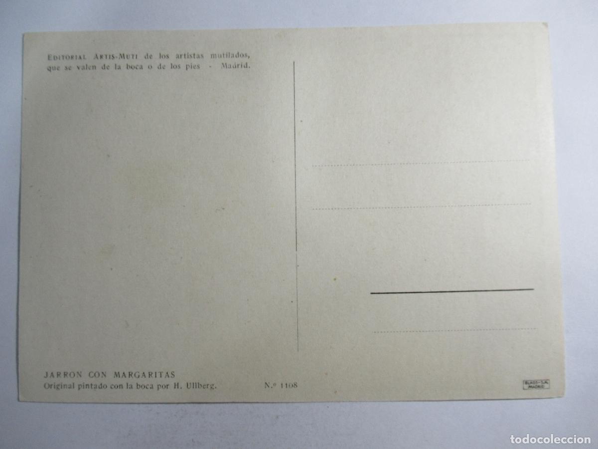 Postales: H. Ullberg - Jarr&oacute;n con Margaritas - S/C - Foto 2