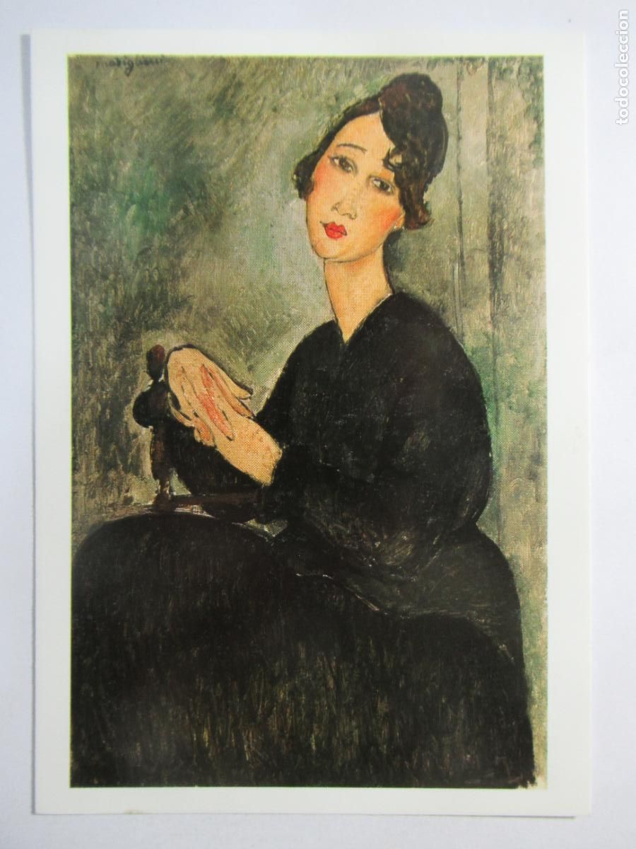 Postales: Amadeo Modigliani - Portrait de D&eacute;die - S/C