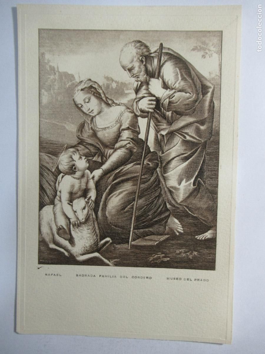 Postales: Rafael - Sagrada Familia del Cordero - S/C