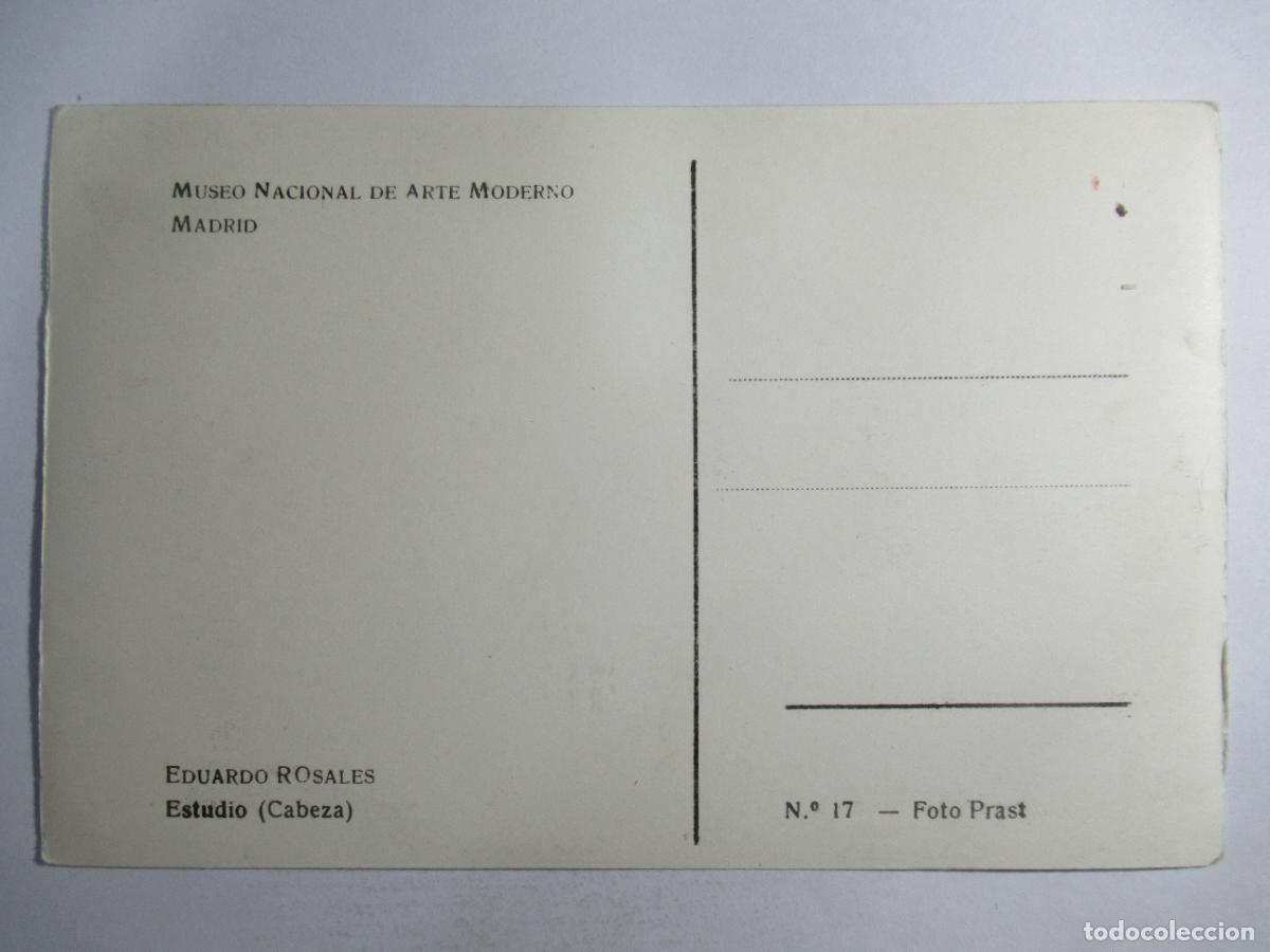 Postales: Eduardo Rosales - Estudio (Cabeza) - S/C - Foto 2
