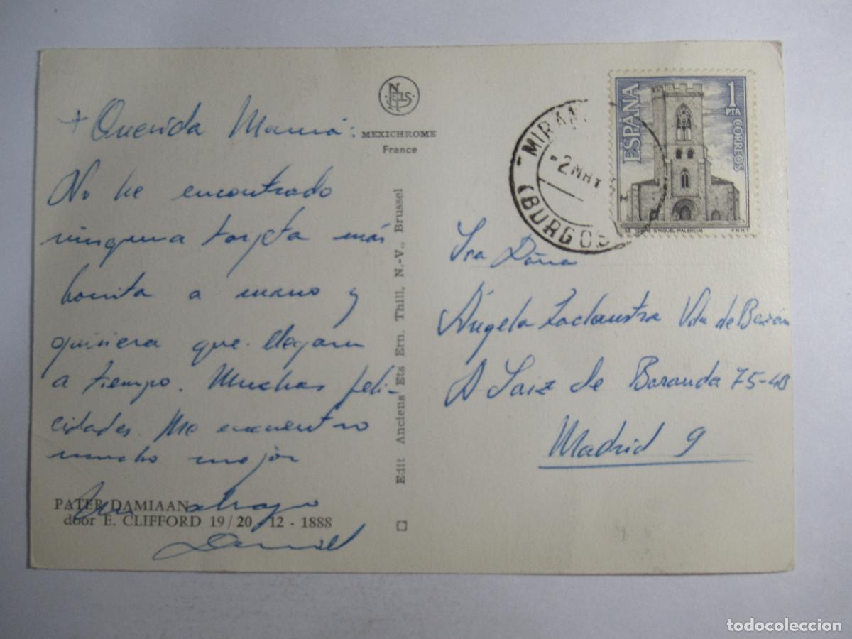 Postales: E. Clifford - Pater Damiaan - Circulada - Foto 2