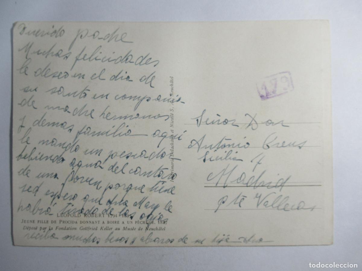 Postales: Leopold Robert - Escrita - Foto 2